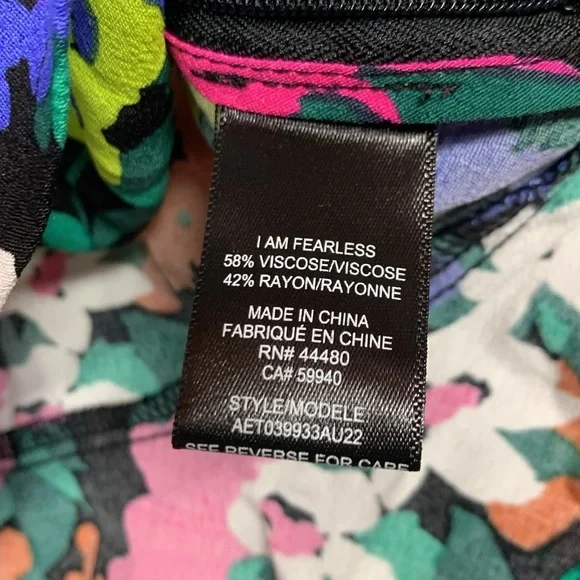 AFRM Vibrant Floral Tie-Front Blouse - Picture 9 of 14